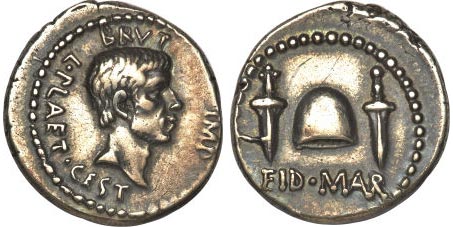Eid Mars Denarius Courtesy Heritage Auctions